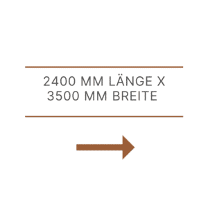 2400 Mm Länge X 3500 Mm Breite