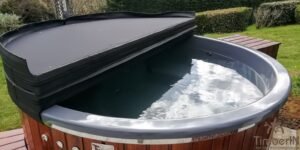 Badezuber Badefass Hot Tube Mit Whirlpool Holzofen – TimberIN Rojal (3)