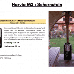 Harvia M3 Schornstein bereits enthalten für die Außensauna