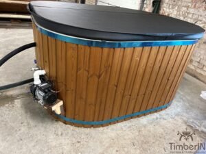 Badetonne Badebottich QUATTRO eckig quadratisch rechteckig viereckig 155 TimberIN Nordic Square™ (2)