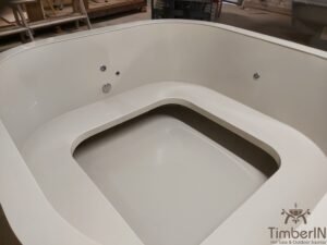 Badetonne Badebottich QUATTRO eckig quadratisch rechteckig viereckig 159 TimberIN Nordic Square™ (4)