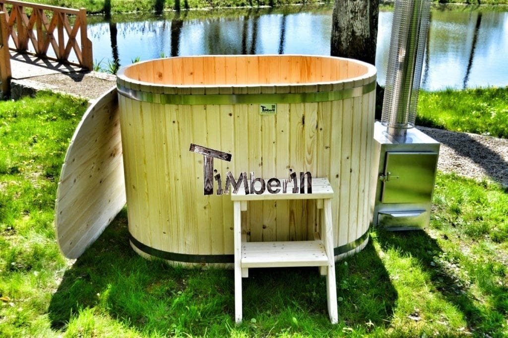 101 Holzerne Badetonne für 2 Personen - TimberIN