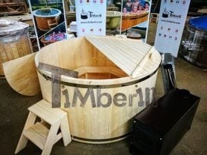 Badezuber aus Holz Basic Modell Sibirische Fichte 8