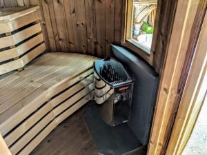 Außensauna Für Begrenzten Garten (16)