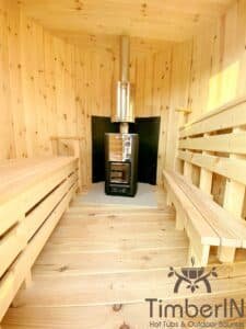 Finische Fasssauna Gartensauna Für 2 Personen Klein (4)