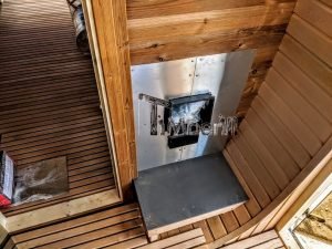 Quadratische Aussensauna Mit Holzofen Und Vorraum (11)