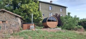Saunafass für den Außenbereich 182 TimberIN Nordic Barrel™ Classic (3)