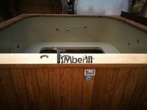 Hot tub mit Holzbefeuerung eckig Modell 16