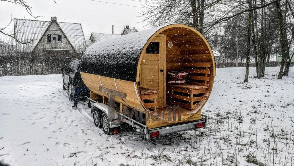 Fasssauna Saunafass auf Anhänger kaufen [Updated] TimberIN
