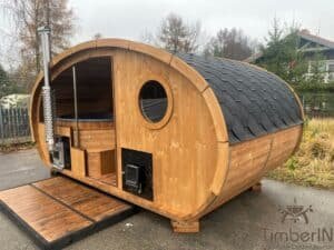Ovale Außensauna Mit Integriertem Whirlpool (25)
