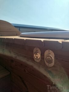 Gartensauna Pod mit Jacuzzi Whirlpool 27 TimberIN Nordic Pod Duo (16)