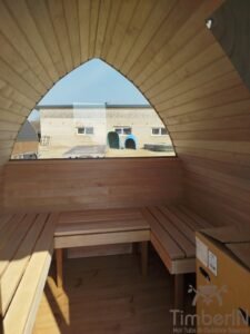 Gartensauna Pod mit Jacuzzi Whirlpool 31 TimberIN Nordic Pod Duo (20)