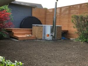 Integrierter Holzofen für Whirlpool – 30 kW aus 316er Edelstahl