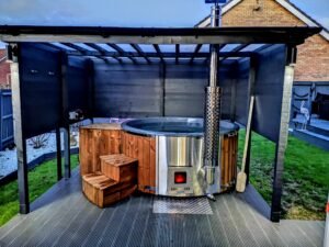 Integrierter Holzofen für Whirlpool – 30 kW aus 316er Edelstahl