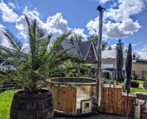 Integrierter Holzofen für Whirlpool – 30 kW aus 316er Edelstahl