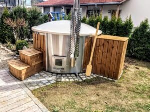Integrierter Holzofen für Whirlpool – 30 kW aus 316er Edelstahl
